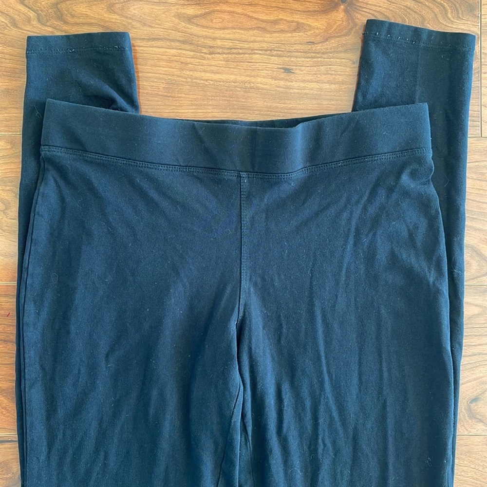 Express Super High Rise Black Leggings - Picture 2 of 5